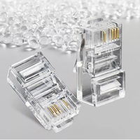 Câble RJ45 prise modulaire mâle rj45 connecteur cat6 blindé avec barre de chargement pour câbles prise modulaire Cat6a