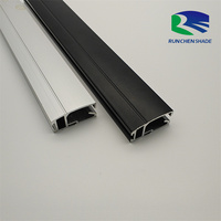 Perfil de Aluminio Extruido Vertical Popular para Persianas Zebra, Riel Guía Inferior, Tubo de Viga Inferior, Personalizado, Integrado, Moderno