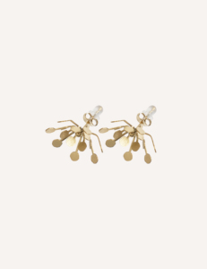 Orecchini YXQ E266 in acciaio inossidabile color oro, leggeri e comodi. - Product Image 3