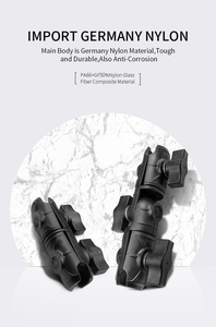 VINmounts Composite Double Socket Swivel & Ratchet Arm <b>stand</b> Compatible with All Industrial 1" Ball Components VIN-B-DLG-03 - Product Image 6