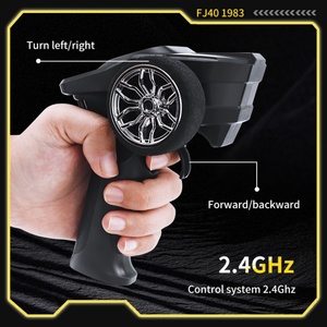 Voiture télécommandée 2,4 GHz tout-terrain avec lumières, sons et fumée SJY-HG4-50 Land Cruiser à l'échelle 1/16, contrôle longue distance - Product Image 2