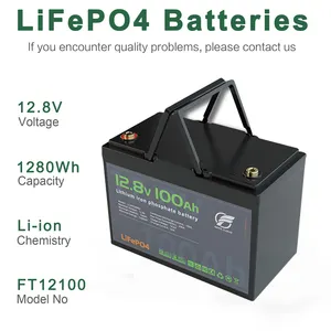 Hersteller liefern 12V 48V 100ah Lithium batterie 1280Wh RV Lithium batterie Outdoor Lithium batterie Backup Kraftwerk