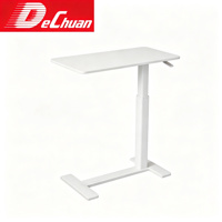 Table d'appoint pour ordinateur portable en métal à hauteur réglable, idéale pour les espaces de bureau à domicile compactes - Vente en gros