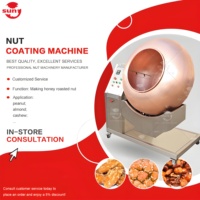 Machine automatique de traitement des noix, noix, arachide, sucre, caramel, pain, miettes, noix