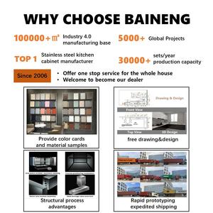 BAINENG <span class=keywords><strong>Cuisine</strong></span> extérieure préfabriquée en acier inoxydable pour projets hôteliers et de complexes hôteliers, conception gratuite en 48 heures, vente en gros - Product Image 6