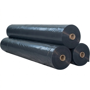 Film de paillage agricole en plastique noir, film de paillage noir anti-mauvaises herbes pour les cultures agricoles - Product Image 1