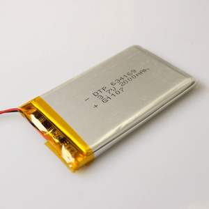 Wholesale price concessions 3,7 V lithium polymer battery 103450 2000 mAh for ECG sensor - Product Image 3