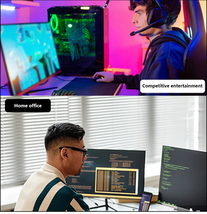 Monitor para Juegos de 32 Pulgadas Curvo con Tiempo de Respuesta de 1 ms, Resolución 2560*1080, 165hz, con Altavoces Integrados - Product Image 3