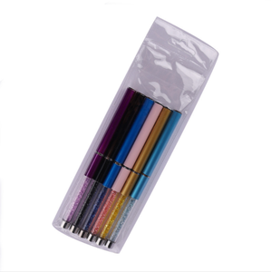 Pinceau de précision pour nail art avec manche en acrylique rose diamant, pinceau pour peinture au gel à lignes fines, pour la décoration de manucure - Product Image 5
