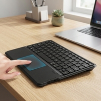 Casing Keyboard Trackpad RGB Backlit Grosir untuk iPad Generasi 7 8 9 10 11 10.2 10.9 Inch, Terpisah, Magnetik, Nirkabel COTECi