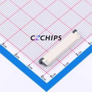 CAX-AFA07-22XCB-H2.5 FFC/FPC Connector SMD,P=1mm,Horizontal Mount Connector Drawer Type Bottom Contact 22P 1mm - Product Image 2