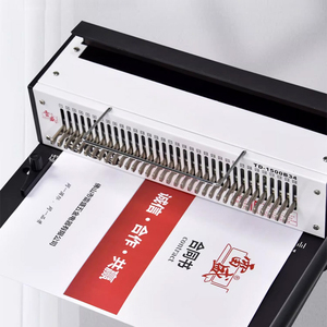 <strong>Double</strong> <strong>Wire</strong> O Binder Round Hole Manual Power <strong>Wire</strong> O Binding <strong>Machine</strong> for Book Binding - Product Image 5