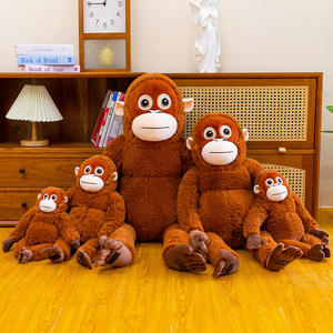 Peluche Realistico di Orangutan Personalizzabile all'Ingrosso, Morbido Giocattolo con Braccia Lunghe Appendibile, Bambola di Peluche per Regali Aziendali CPC - Product Image 6