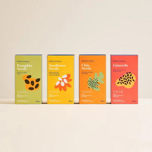 Scatola di imballaggio per alimenti colorati personalizzati per cereali per bambini scatole pieghevoli per caramelle Snack con laminazione lucida per regali - Product Image 3