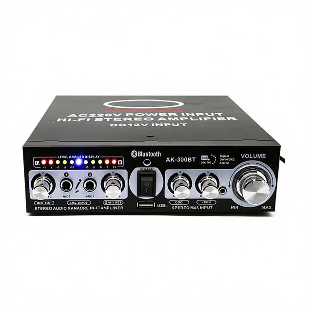 AK-300 Cross-Border Hot-Selling High-Power Metal for 2 Channel China Amplifier Home KTV Audio Speaker