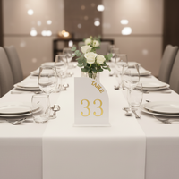 Support de numéro de table en acrylique personnalisé pour la décoration d'événements de mariage