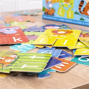 <span class=keywords><strong>Puzzle</strong></span> animale in legno 26 lettere dell'alfabeto giocattoli educativi per l'apprendimento del bambino cognitivo per bambini ragazzi ragazze - Product Image 4