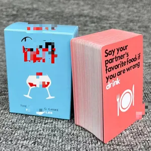 2024 Ama zoM Hot Sale UNOS no mercy drink family party playing game toy unos poker card board game sets for kids adult