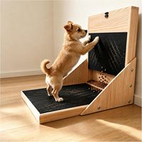 Planche à gratter pour chiens personnalisable 2026 – Griffoir innovant en L pour chiens et chats avec design de grattage avant et arrière des pattes