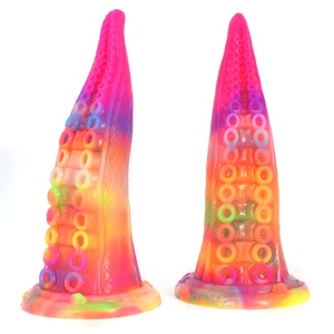 Juguetes Sexuales de Fantasía YOCY, Tapón Anal de Goma Colorido de San Valentín, Dildo Luminoso que Brilla en la Oscuridad, Pene Luminoso para Mujeres - Product Image 1