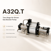 Pompe à gaz pneumatique personnalisable en acier inoxydable haute pression Jingyang Industrial A16QT - Pompe à piston à deux étages