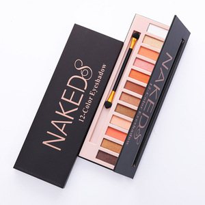 Naked2 12 Colors Earth Tone <b>Eyeshadow</b> Palette Pearl Matte High Pigment Waterproof Daily Party Makeup - Product Image 2