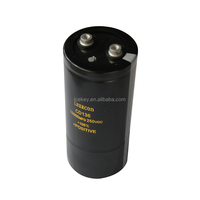 Condensateur électrolytique à borne à vis 160V 12000uf 15000uf 18000uf 22000uf Cartons noirs broche aluminium Super OEM automobile mer