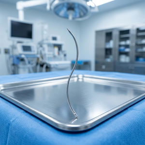 Aiguille à suture réutilisable à double courbure durable en acier inoxydable pour chevaux ASTRIN SURGICAL AS-315 - Product Image 3