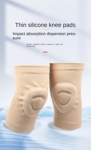 Wholesale Fitness Dance Skating Silicone Knee Pads Sport Sknee Basketball Pressurized Cycling <b>Roller</b> Thin - Product Image 5