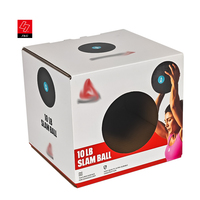 Muestra Gratuita de Caja de Cartón Corrugado de Diferentes Tamaños, Caja de Embalaje de Papel Impreso a Color para Pelota Slam de 10 lb