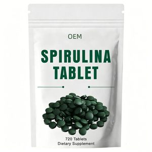 Wholesale OEM Private Label Natural Spirulina <b>Tablets</b> Vegan Superfood Rich in <b>Protein</b> Iron & Minerals Daily Wellness Supplement - Product Image 1