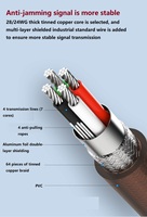 Cable Adaptador Serial USB a RS485 RS422, Convertidor de Comunicación USB 2.0 a Puerto COM DB9 con Bloque de Terminales