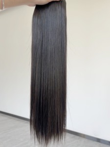 Bán buôn tinh khiết tóc con người thẳng bó không có nhà kho không có rối tóc cho phụ nữ da đen - Product Image 3