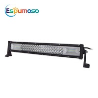 Nouvelle barre lumineuse LED incurvée à trois rangées 22/32/42/52 pouces, projecteur/éclairage large, 270W/540W, étanche IP67, 6000K, 6000lm