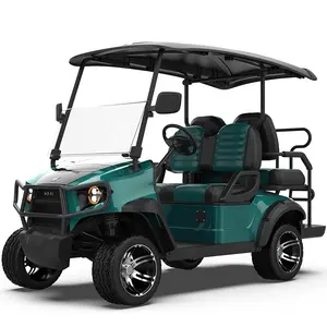 4 Seater Gas Powered Golf Cart Lifted Golf Cart With Low Profile Tires Electric Golf Carts