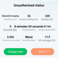 Chargeur de voiture domestique 7KW pour véhicules électriques BYD, compatible avec le commerce international, avec écran d'affichage et indicateur LED