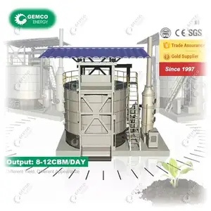 Highly Integrated Industrial Stainless Steel Fertilizer Organic Chicken Manure Fermentation Tank for Fermenting Animal Manure