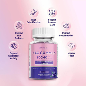 สินค้าข้ามพรมแดนพิเศษสำหรับ Amazon TK <span class=keywords><strong>UBUY</strong></span> ขาย NAC โปรไบโอติกสำหรับผู้ใหญ่ ชนิดกัมมี่ 60 เม็ด เพื่อเพิ่มความหนาแน่นของกระดูก - Product Image 3