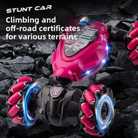 Auto de Acrobacias RC 4WD con Sensor de Gestos, Deformable, Giro de Doble Cara 360° °   Juguete Infantil Recargable Todoterreno Drift, Regalo
