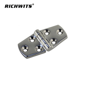บานพับสแตนเลสทรงสี่เหลี่ยมคางหมู RICHWITS ขนาด 38x76 มม. 38x102 มม. สำหรับฝาปิดช่องทางเดินเรือ อุปกรณ์ทางทะเล - Product Image 3