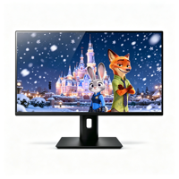 Nouvel écran large sans cadre IPS 4K HD LED de 27 pouces, luminosité 350 cd/m², temps de réponse 5 ms, 60 Hz, ports DP, support réglable, VESA
