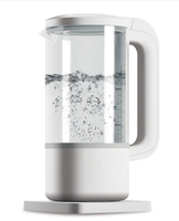 Bouilloire électrique 1.2L avec CE/CB/LFGB Design unique Ménage Verre électrique sans fil Machine à verre personnalisée Théière en verre 1000