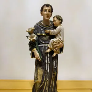 Preghiera Chrisitan Home dono in resina santo antonia patrono degli articoli perduti