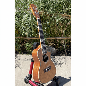 <span class=keywords><strong>Ukelele</strong></span> de Concierto Aiersi con Forma Cutaway, 24 Pulgadas, Tapa de Madera Maciza de Caoba, Cuerdas Bajas en Sol, Guitarra Hawaiana, Precio de Fábrica Personalizado, Gran Stock - Product Image 1