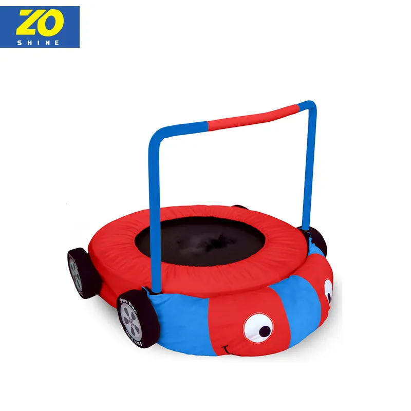 Zoshine Recreational Plush Toys Small Kids Trampoline For Fun New Design Round Mini Trampoline