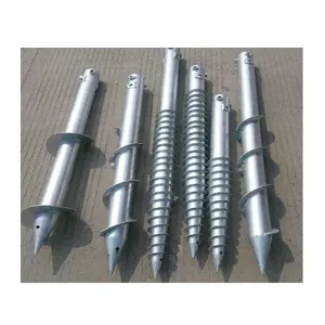 China Fence used Spiral Ground Anchor Helical Screw Piles factory and suppliers