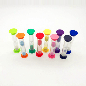 Quà tặng sáng tạo trẻ em nhựa đồng hồ cát <span class=keywords><strong>30</strong></span> giây <span class=keywords><strong>1</strong></span> 2 5 10 phút đầy màu sắc cát hẹn giờ đồng hồ cát - Product Image 1