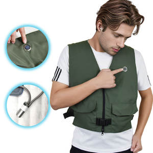 Gilet rinfrescante in poliestere traspirante ed elastico con circolazione d'acqua per il controllo del calore e della febbre estiva - Product Image 6