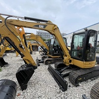 Excavatrice d'occasion CAT305CCR, mini-pelle sur chenilles de haute qualité, faible nombre d'heures de travail, Caterpillar 305CCR d'origine