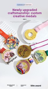 Custom Sports Awards Kit Medals, <strong>Trophies</strong>, <strong>Plaques</strong> with Free Design for Running &amp; Cycling Events - Product Image 5